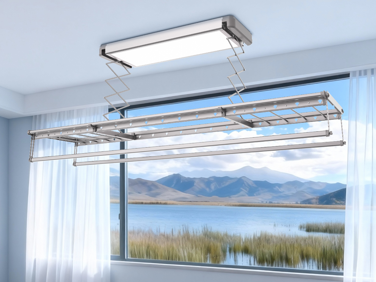 居家好物，超薄智能晾衣机，就选它！